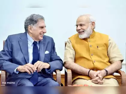 ratan tata with indian prime minister